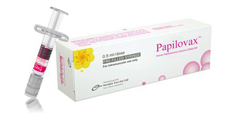 Incepta launches its cervical cancer vaccine ‘Papilovax’